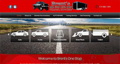 Desktop Screenshot of brentsonestopauto.ca